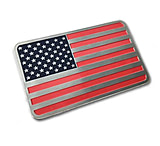 Image of Thin Blue Line American Flag Vehicle Emblem