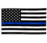 Image of Thin Blue Line Gold/blue/red Line American Flag, 3 X 5 Ft