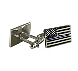 Image of Thin Blue Line Flag Cufflinks Patches
