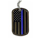 Image of Thin Blue Line Flag Dog Tag