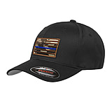 Image of Thin Blue Line Flexfit Dual American Flag Hat