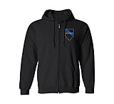 Image of Thin Blue Line Full Zip - Retired - Unisex