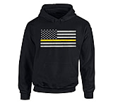 Image of Thin Blue Line Hoodie - Classic Thin Gold Line