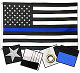 Image of Thin Blue Line House American Flag/Pole Hem