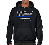 Image of Thin Blue Line Men's Hoodie - Usa