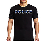 Image of Thin Blue Line Police T-shirt - Mens