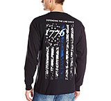 Image of Thin Blue Line Men's Longsleeve T-shirt -1776