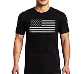 Image of Thin Blue Line Men's - Short Sleeve Classic Thin Gold Line