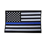 Image of Thin Blue Line Motorcycle Patch - , 6.25 X 10 Inches