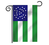 Image of Thin Blue Line Nypd Garden Flag, 12 X 18 Inches