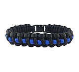 Image of Thin Blue Line Paracord Survival Bracelet,