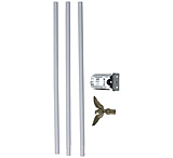 Image of Thin Blue Line Residential Flagpole Set