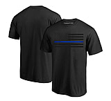 Image of Thin Blue Line Shirt - Flag, Black,