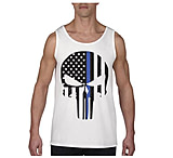 Image of Thin Blue Line Tank - Skull