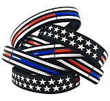 Image of Thin Blue Line Back The Blue Bracelet, 9 Inch