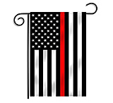 Image of Thin Blue Line Nypd Garden Flag, 12 X 18 Inches