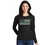 Image of Thin Blue Line Women's - Long Sleeve Classic Thin Blue Line