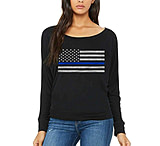 Image of Thin Blue Line Women's Off Shoulder - Classic,