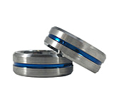 Image of Thin Blue Line Women's Ring, Tungsten