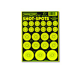 Image of Thompson Target Shot Spots Orange 6.5x9in Adhesive Target Paster Bullseyes
