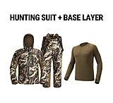 Image of TideWe Altus Ultra Silent Hunting Suit and Merino 150 Wool Base Layer Bundle 60D50548