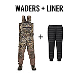 Image of TideWe AquaWade Pro Insulated Waterfowl Hunting Breathable Waders and Insulated Liner Bundle A9D1A422