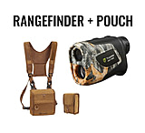 Image of TideWe Camo Deer Hunting Rangefinder 700/1000Y and Lightweight Bino Harness with Rangefinder Pouch &amp; Rain Cover Bundle AAE535CC