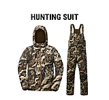 Image of TideWe Hooded Insulated Hunting Jacket and TimberGhost Silent Windproof Hunting Bibs Bundle DB85CD2F
