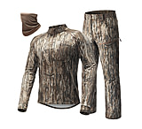 Image of TIDEWE Whitetail Hunting Suit for Men Early Season Hunting Camo Shirt &amp; Camo Pants Breathable Hunting Clothes with Odor Control A9DAAD42