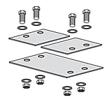 Image of Tie Down Engineering 58999 Gator Beam Clamp 4 Bolt
