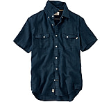 Image of Timberland Mill River Linen Cargo Short Sleeve Shirt - Men's