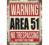 Image of Tin Signs Area 51 No Trespassing