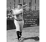 Image of Tin Signs Babe Ruth No Fear Tin Sign