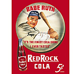 Image of Tin Signs Babe Ruth Red Rock Cola