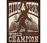 Image of Tin Signs Bigfoot Hide &amp; Seek