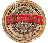 Image of Tin Signs Budweiser Barrel End Sign