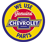 Image of Tin Signs Chevy Genuine Parts Sign