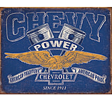Image of Tin Signs Chevy Power Sign