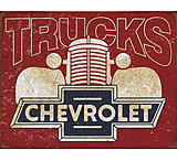 Image of Tin Signs Chevy Trucks Sign