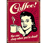 Image of Tin Signs Coffee Tin Sign