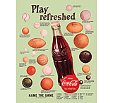 Image of Tin Signs Coke Sports