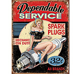 Image of Tin Signs Dependable Service Sign