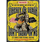 Image of Tin Signs Don't Tread On Me Sign