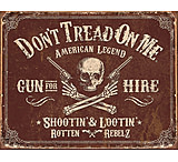 Image of Tin Signs DTOM Gun for Hire Sign
