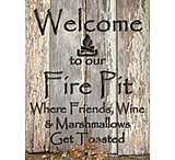 Image of Tin Signs Fire Pit