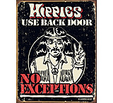 Image of Tin Signs Hippies Use Back Door