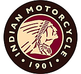 Image of Tin Signs Indian Round Logo Sign
