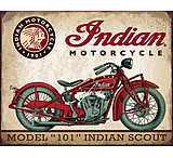 Image of Tin Signs Indian Scout Motorcycle