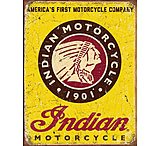 Image of Tin Signs Indian Since 1901 Sign