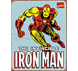 Image of Tin Signs Iron Man Retro Tin Sign